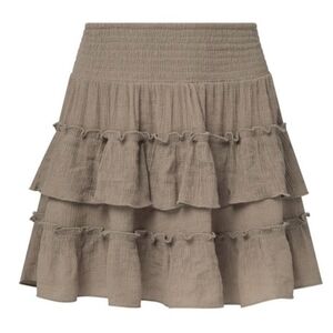 Rachel Parcell Smocked Ruffle Skirt NWT